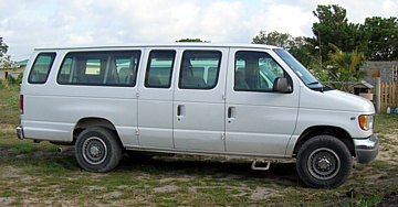 belize cave tubing van